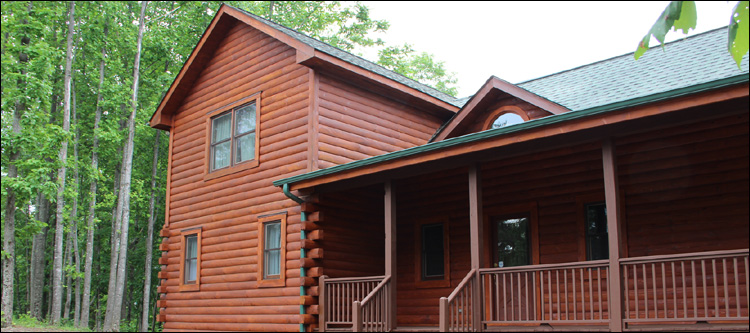 Log Home Staining in Wadsworth, Ohio