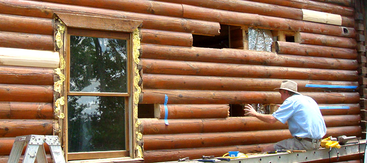 Log Home Repair Westfield Center, Ohio